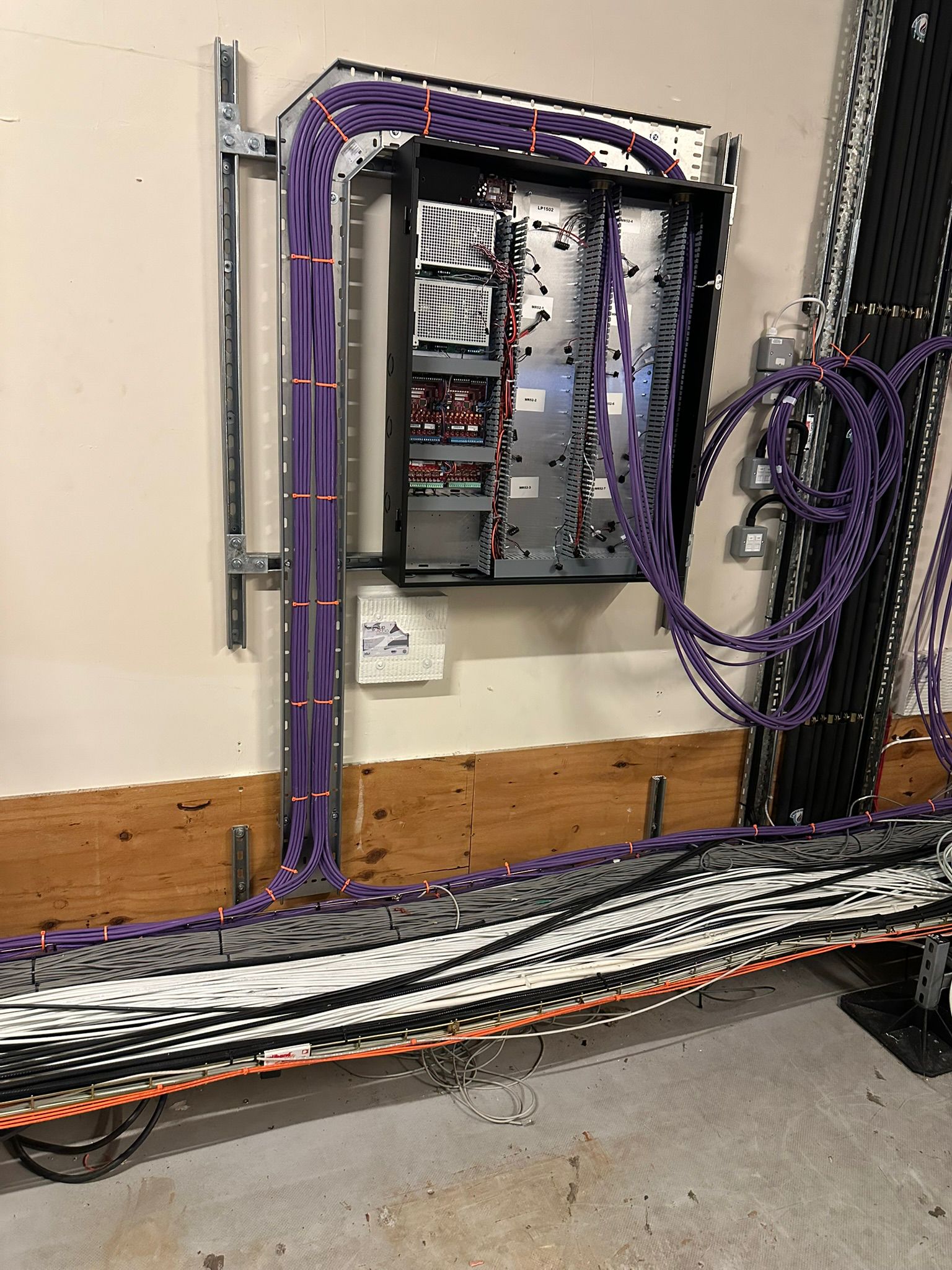 Commercial cabling installation