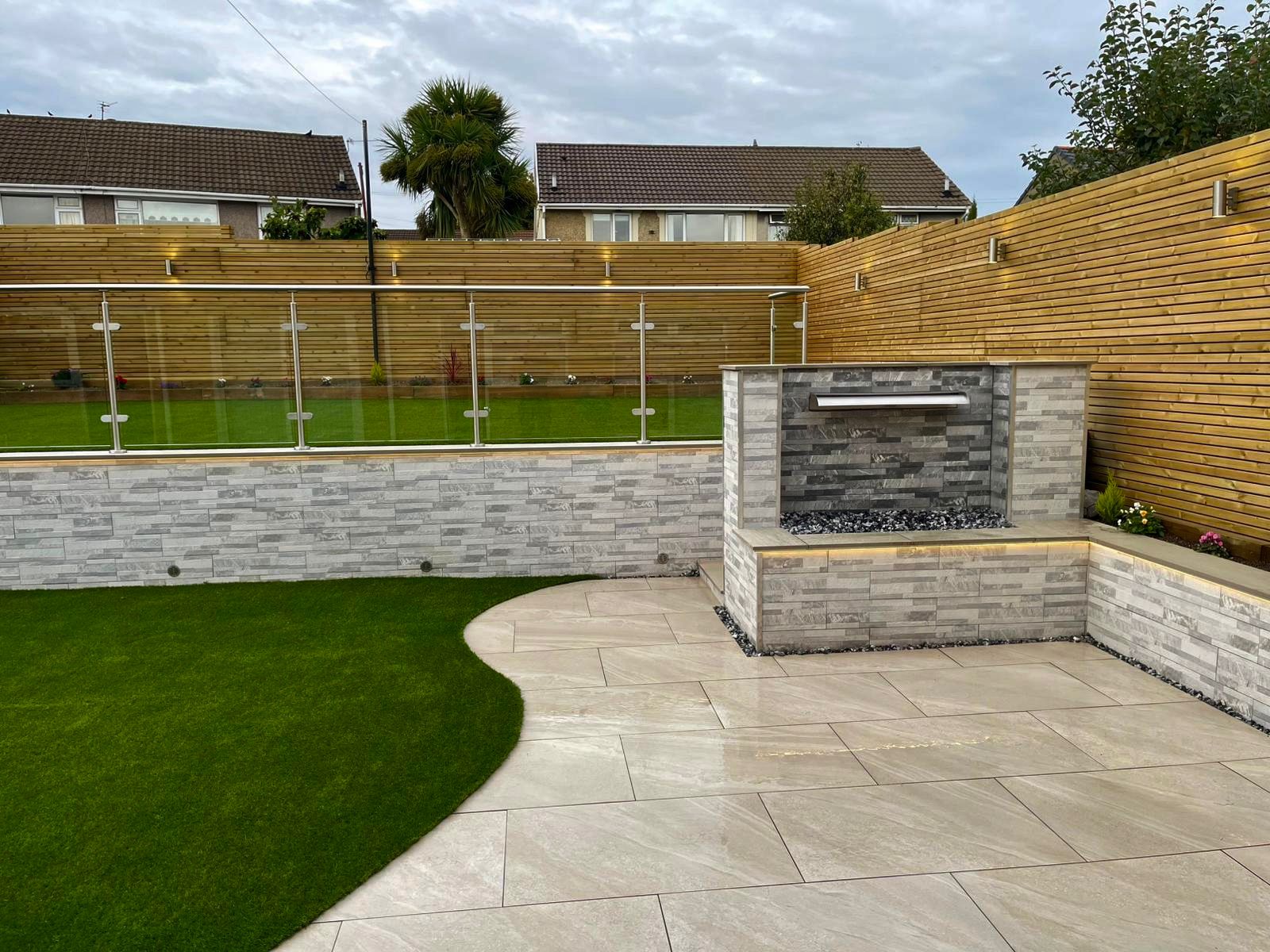 Garden lighting installation