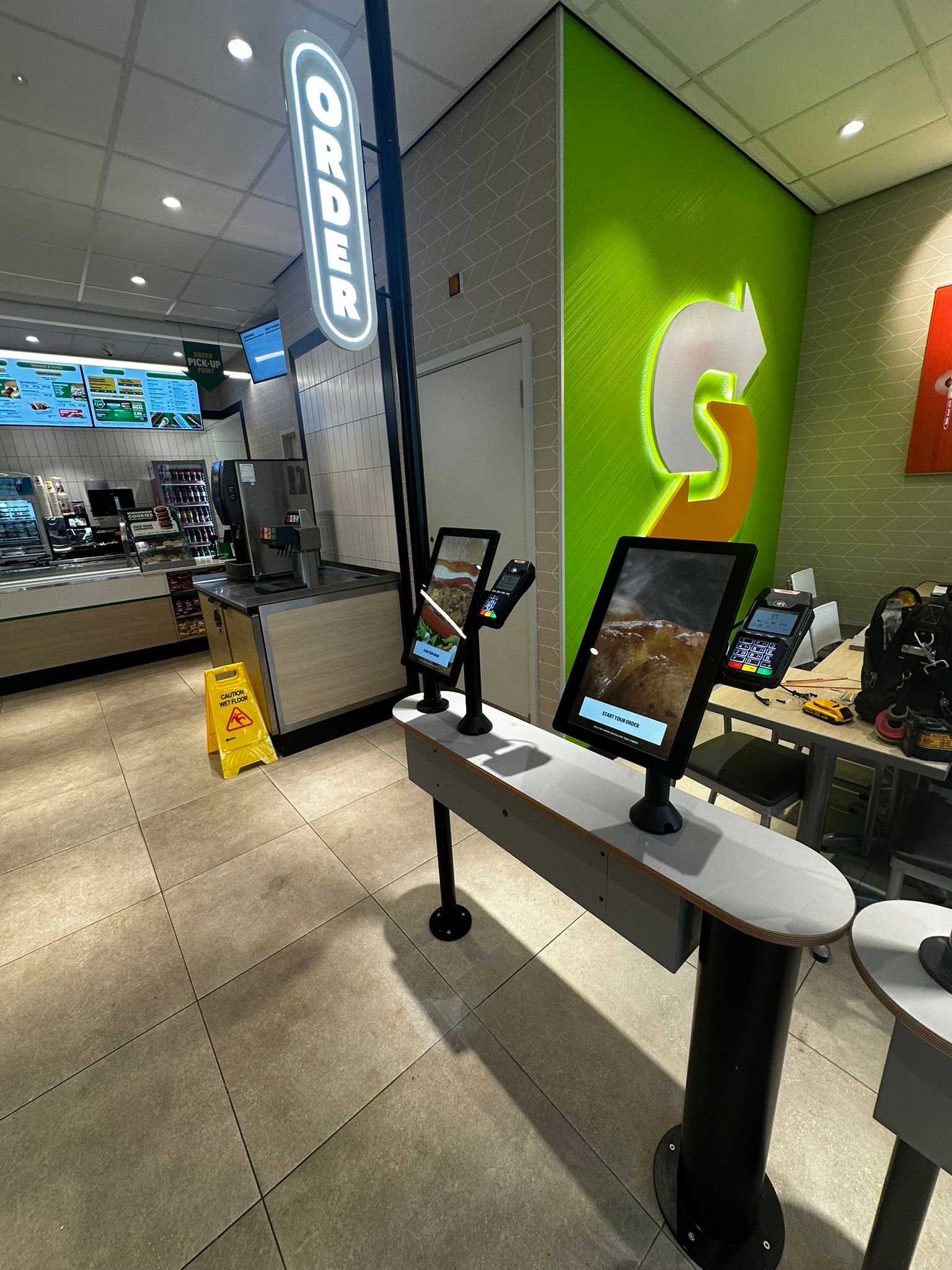 Subway self-service checkouts